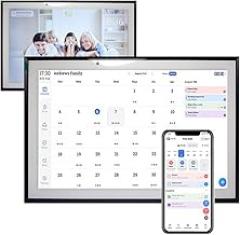 Smart Digital Calendar 2026 WiFi Touch Screen Electronic Desk/Wall Calendar Family Meal Planner Chore Chart for Kids Calender Digital Photo Fram (black 10.1 inch)