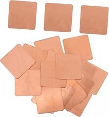 Veemoon 20pcs Copper Heat Sink Sheets for Electronics High Efficiency Cooling Patch Heat Dissipation for Mobile