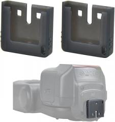 JJC 2X Connector Protector Cover for Sony MI Shoe, Black Plastic, Fits Flashes, Microphones, Video Lights, Easy to Install, Protects Terminals, Stores Devices