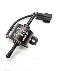24V Fuel Pump for Excavator External 12V Mini Gasoline Diesel Pump Electronic Pump(Silver)
