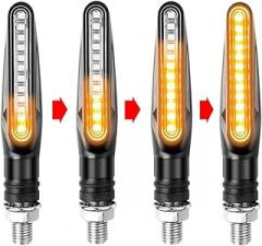 Motorcycle Led Turn Signals Directional Indicators Flashing Rear Tail Brake Flasher Light Stop Signal Light Motorcycle DRL Lamp New 2026 High For Reliable Electronic Component