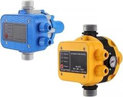 IP65 10A 220V-240VAC Water Pump Pressure Switch Automatically Controlled Electronic Switch Water Shortage Protection Adjustable(Blue No Wire)