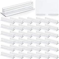 Aboiled 50 Pcs Self Adhesive Sneeze Guard Holder - Removable Acrylic Sign Holders for Retail, Events, and Displays