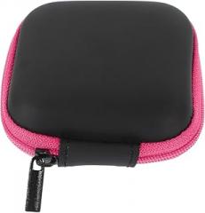 Alipis Portable Earbuds Carrying Case Eva Electronics Organizer Travel Cable Storage Bag Pink for Earphones and Chargers