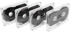 BESPORTBLE 4PCS 60-Minute Blank Audio Cassette Tapes for DIY Retro Messages Recordable Tapes for Teaching Speech and Party Use Empty Recording Cassettes Colorful Design