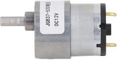 Gear Motor, Good Conductivity, Less Heat Generation, DC12V Aluminum Alloy Housing, Electronic Field Gear Reduction Motor (45RPM)