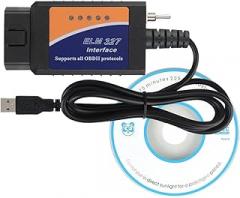 Black | Elm327 USaB V1.5 Switch Car Diagnostic Cable Scanner Support Most Ii Protocols Hs - Can and Ms - Can Pic18F25K80 Chip New 2026 High for Electronic Component, Precision