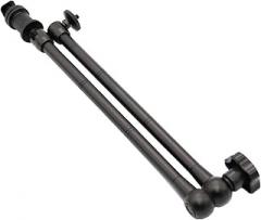 Andoer 20 Inch Adjustable Articulating Friction Arm Aluminum Alloy 2KG Payload with Cold Shoe Universal 1/4 Screw for Flash Light Field Monitor Phone Mount Tripod Mounting