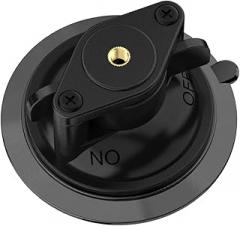 Suction Base with Standard 1/4 Thread Flexible Mount for Travel Outdoor Photography and Electronics Mounting Travel Suction Mount