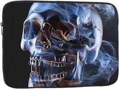 Skull Design Laptop Bag Women Men Shockproof Travel Office School Laptop Bag