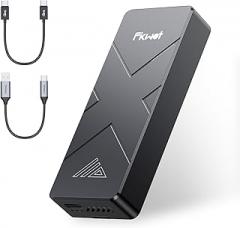 2TB External SSD, USB4 40Gbps Portable SSD 2TB with Cooling Fan, Up to 3700MB/s, External Solid State Drives Compatible with Mac mini, iPhone 15/16 Series, Tablets, MacBook, iPad, iMac, etc(FP110)