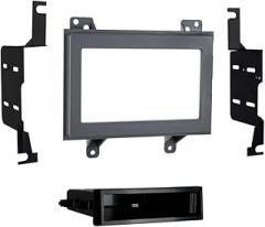 Metra Electronics 99-3045G Custom Fit Mounting Kit ISO DIN w/Pocket Or Double DIN Radio Provision Incl.: Radio Trim Panel/Radio Brackets/Pocket/Screws Gray Finish Custom Fit Mounting Kit