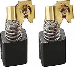 Carbon Brushes Replacement Set for Power Tools – 6x9x11.5mm Carbon+Metal Motor Brushes Compatible with HP1500/HP2030/HP2040/BO4900/DA3010 & 20+ Models, 2-Pack