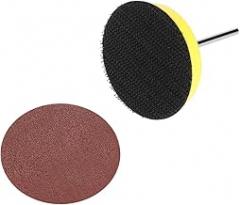 60PCS 2 inch Round Shape Red Sanding Discs 100 240 600 800 1000 2000 Grit Sand Papers, Silicon Carbide Polishing Buffing Discs, Strong, Professional, Low Consumption, for