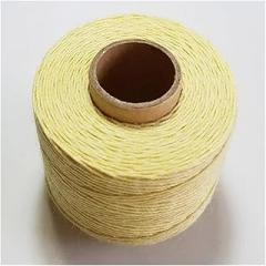 Colored Linen Thread 120m/roll Hemp Rope for Sewing Knitting Embroidery Crochet Accessories DIY (Color : Light Yellow)