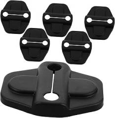 Mobestech 6pcs Door Lock Covers Kit for Door Lock Protector Trim Accessory Easy Installation Compatible Full Coverage for