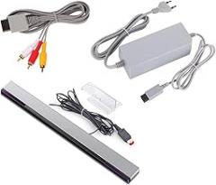 Link-e : Network charger, AV cable and sensor bar with cable compatible with the Nintendo Wii console