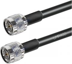 N Male to Female LMR400 Coaxial Cable Jumper Pigtail for Raydi0 VViFi 4G LTE CeIIular Amplifier CeII Phone Signal Bostier 6.6ft New 2026 High for Reliable Electronic Component