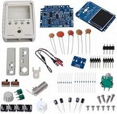 Taidacent 2.4-inch High-Definition TFT LCD Screen 9V DC Power Supply DIY Oscilloscope Kit Electronic Training Teaching DIY Kit Parts Digital oscilloscope Kit (Parts)