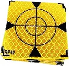 100pcs Reflector Sheet Reflective Tape Target Total Station Measurement Reflector Target 20/30/40/50/60mm(40x40mm)
