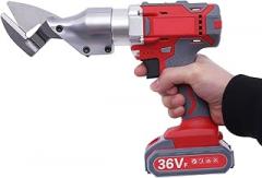 36V Cordless Metal Shears, Wireless Electric Scissors with 2 Lithium Batteries for Cutting Iron, Aluminum, Stainless Steel, Plastic, Wood, and Colored Steel Tiles