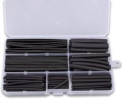2:1 Heat Shrink Tubing Wrap Kit 150pcs Black Wire Cable Sleeving for RC Electronics