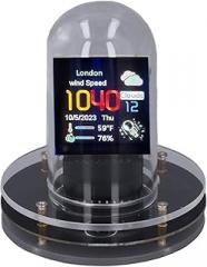 Hyuduo Nixie Tube Clock, 12/24H Display, Weather Mode with Temperature, Electronic Album Feature, Easy Setting for DIY Retro