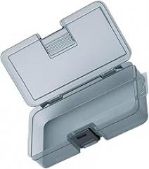 Small Parts Storage Box with Removable Dividers for Electronics, Screws, and Hardware Organization