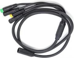 HighQuality Electric 1T4 Cable for BBS01/BBS02 Mid Motor, 103cm IP65 Connector for Brake Levers, Ideal for Outdoor Enthusiasts, Qcwwy23yvtmcnfi