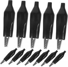 DOITOOL 30pcs Alligator Clips Heavy Duty Electrical Test Clips Coating for Battery Testing Welding and Electronic Applications for Engineering and Car Accessories