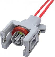 automotive connectors 2Pin Automotive Die;/sel Injector Fuel Rail Wire Harness Electronic Connector T15 10811963 240PC024S8014 1743486 easy replacement(1 Pc)