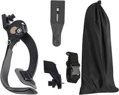 SR - 500 Black Outdoor DSLR Camera Strap, Professional Photography Shoulder Support Stabilizer Rig, Shock Absorber Bracket for Heavy Cameras and Video Camcorders, Includes Carrying