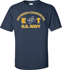 Generic USS Harold J. Ellison DD-864 Rate ET Electronics Technician T-Shirt