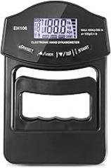 Digital Hand Strength Meter Electronic Grip Gauge 396lb/180kg Dynamometer LED Backlit Force Meter Grip