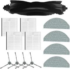 Hoover HG4 Hydro Pro Filter and Mop Cloth Set - Complete Cleaning Kit with Brushes a Sparkling Home