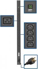 Tripp Lite PDU Metered 16 C13 4 C19 3.2/3.8kW 208/240V C20/L6-20P 10ft Cord (PDUMV20HV-36)