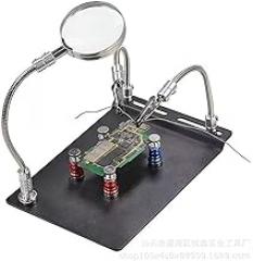 TE-804 Magnetic Repair Workbench for Mobile Phones, Computers, Motherboards, and Electronic Circuit Boards with Magnifying Glass