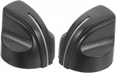 STOBOK 6MM Shaft Potentiometer Control Knobs Plastic Rotary Knobs for Amplifiers Electric Guitars and Electronics 2-Piece Set Creative Design