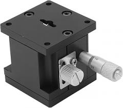 Linear Stage, 25.3N Load Capacity, 40x40mm Table, 3mm Stroke, 10μm Parallelism, Aluminum Alloy, Smooth Movement, Accuracy for Electronics and Optics