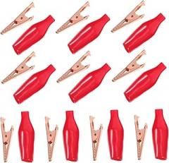 10pcs Sturdy Alligator Testing Clamps Crocodile Clips Wire Test Leads for Electrical and Electronic Applications