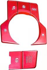 Car Control Button Sticker Compatible with Mazda for CX-9 2016 2017 2018 2019 Electronic Handbrake Multimedia Button Cover Trim Center Console Sticker Accessories