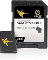 Humminbird 600041-4 SmartStrike Wisconsin V4 Digital GPS Maps Micro Card