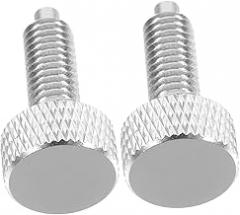 Zerodeko 2Pcs Knurled Handle Retractable Spring Plunger Pin Tool Quick Release Index Plunger for Mechanical Electronic Applications Easy to Use