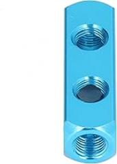 Pneumatic Manifold Block Splitter AL 2 Pure Aluminum Air Distribution Block for Automation Equipment Factories Auto Repair and Electronics Projects Compatible with Air Pumps and (AL-2)