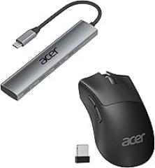 Acer 10Gbps USB C Hub bunlde with 1200 DPI Wireless Mouse
