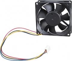 80mm 12V 0.41A 4Pin 3800RPM Electronic Cooling Fan Low Noise Computer Brushless Fan Home Office Networking Equipment