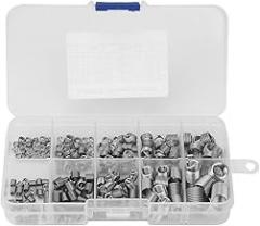 240Pcs Stainless Steel Wire Screw Sleeve Thread Repair Insert Kit High Strength Diamond Shaped Steel Wire for Automotive Aerospace Electronics