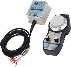 CNC Handwheel Electronic Handwheel 5 Axes MPG Manual Pulse Generator for CNC Router Lathe Engraving Milling Machine 60m