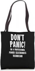 Electronics Engineering T-Shirts & Gifts Power Electronics Technician Tote Bag