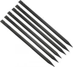 6pcs Crowbar Plastic Spudger Stick Lever Tools Opening Tools for iPhone Screen Repair Electronic Components Replacement Repair Kit, Black